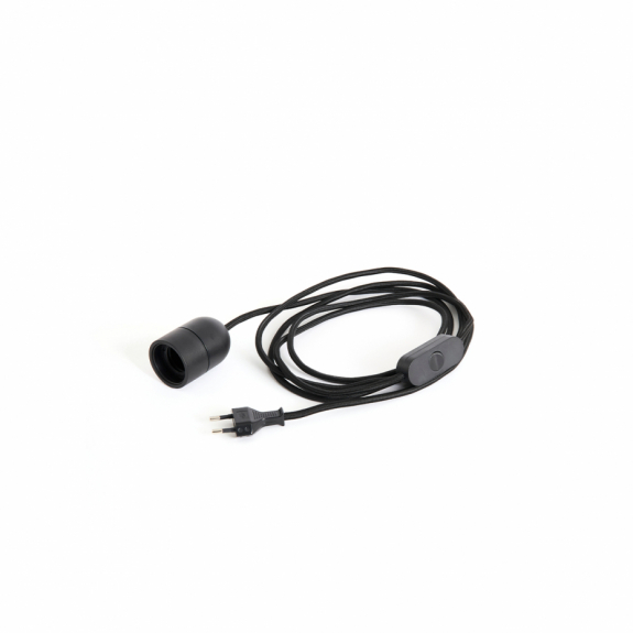 Common Table Cord Set Soft Black i gruppen Belysning / Tillbehör / Installationsmaterial hos Växjö Elektriska (HAY-AE064-A588)