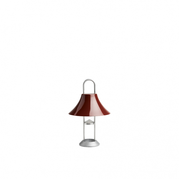 Mousqueton Portable Bordslampa Iron Red i gruppen Belysning / Inomhus / Uppladdningsbara lampor hos Växjö Elektriska (HAY-AE379-C190)