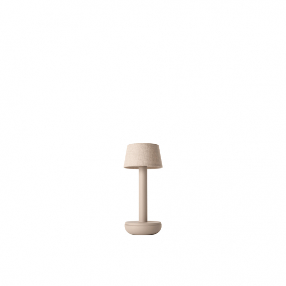 Humble Two Portable Bordslampa Beige/Beige Linen i gruppen Belysning / Inomhus / Uppladdningsbara lampor hos Vxj Elektriska (HUM-TL00214)