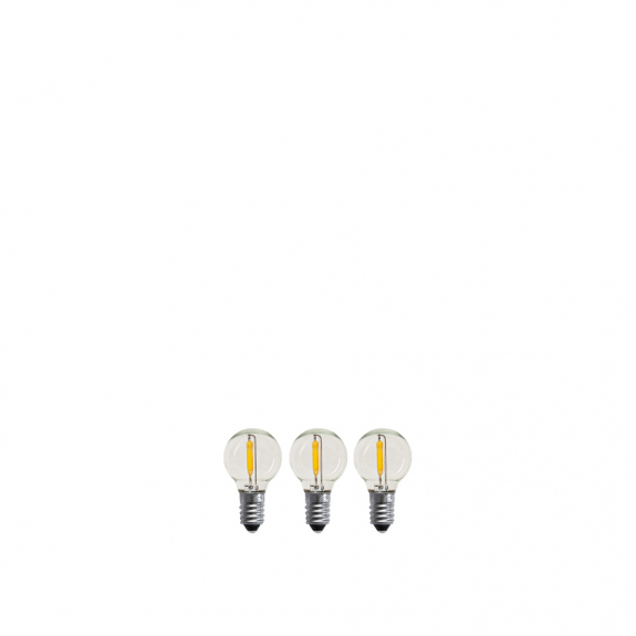 Reservlampa LED Klot 0,5W 23-55V E10 3-Pack i gruppen Belysning / Ljuskällor / LED hos Växjö Elektriska (L70L70)