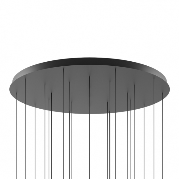 Round Cluster System 24 Takkpa 100cm Matt Black i gruppen Belysning / Tillbehr / Takkpor hos Vxj Elektriska (LOD-R04L242000)