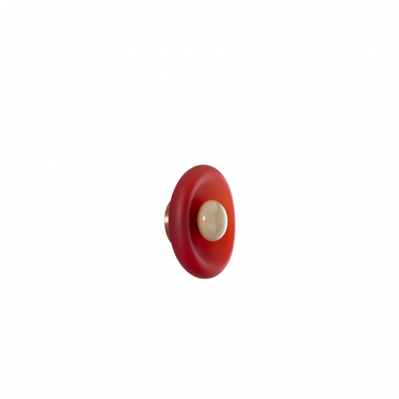 Pillow Taklampa/Vägglampa Medium Brushed Brass/Strawberry/Light Beige i gruppen Belysning / Inomhus / Taklampor hos Växjö Elektriska (LT231-SLB-BB)