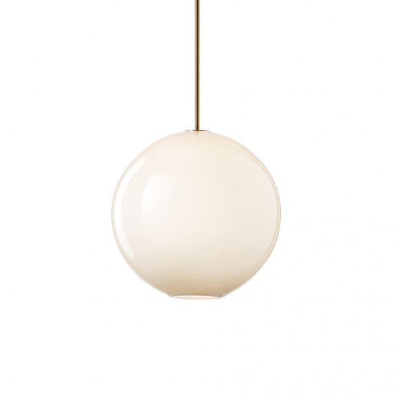 Float 1.0 Pendel 410mm Brushed Brass/White i gruppen Belysning / Inomhus / Taklampor hos Växjö Elektriska (LT254-WHT-BB)