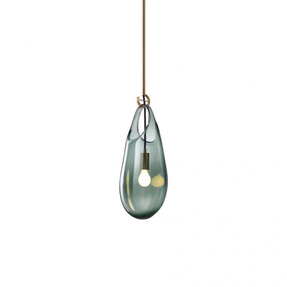 Hold 18 Pendel Brushed Brass/Smoke i gruppen Belysning / Inomhus / Taklampor hos Växjö Elektriska (LT263-SMK-BB)