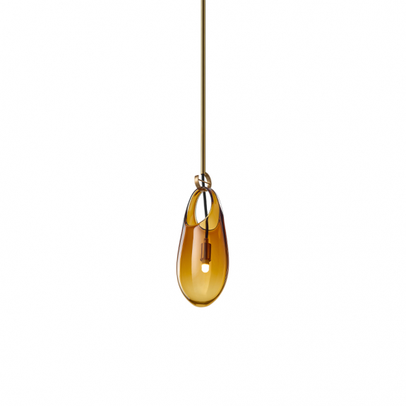 Hold 12 Pendel Brushed Brass/Olivin i gruppen Belysning / Inomhus / Taklampor hos Växjö Elektriska (LT264-OLV-BB)