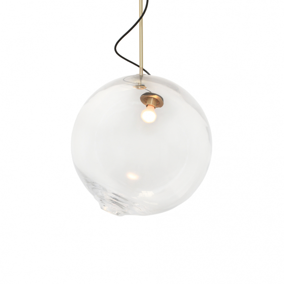 Float 2.0 Pendel 510mm Brushed Brass/Clear i gruppen Belysning / Inomhus / Taklampor hos Växjö Elektriska (LT319-CLR-BB)