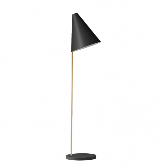 Mosaik 250 Golvlampa Black/Brass i gruppen Belysning / Inomhus / Golvlampor hos Vxj Elektriska (LYFA-104025002)