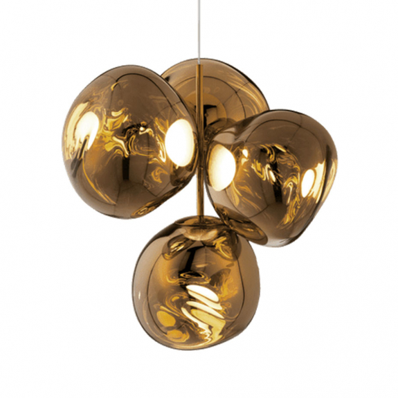 Melt Small LED Ljuskrona Bronze i gruppen Belysning / Inomhus / Ljuskronor hos Växjö Elektriska (MEC01BR-CEUM4)