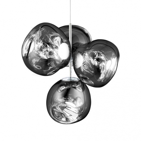 Melt Small LED Ljuskrona Silver i gruppen Belysning / Inomhus / Ljuskronor hos Växjö Elektriska (MEC01CH-CEUM4)