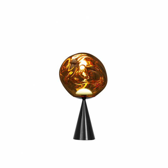 Melt Cone Fat LED Bordslampa Gold i gruppen Belysning / Inomhus / Bordslampor hos Vxj Elektriska (MES02GO-TUN01M1)