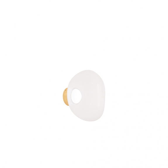 Melt Mini Surface LED Taklampa/Vägglampa Opalescent/Gold i gruppen Belysning / Inomhus / Vägglampor hos Växjö Elektriska (MESS04OPG-WEUM2)