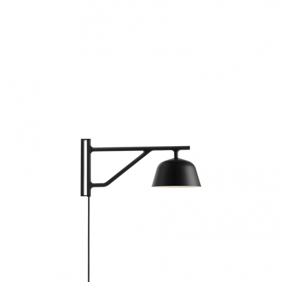 Ambit Vägglampa Black i gruppen Belysning / Inomhus / Vägglampor hos Växjö Elektriska (MUU-AMBWAL01)