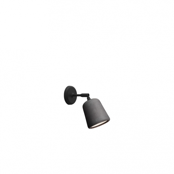 Material Vägglampa Dark Grey Concrete i gruppen Belysning / Inomhus / Vägglampor hos Växjö Elektriska (NEW-20157)
