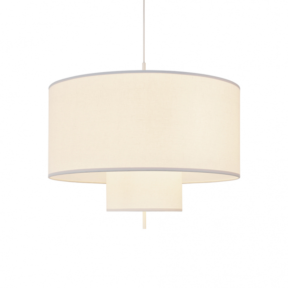 Margin Pendel Ø90cm White Canvas i gruppen Belysning / Inomhus / Taklampor hos Växjö Elektriska (NEW-21331)