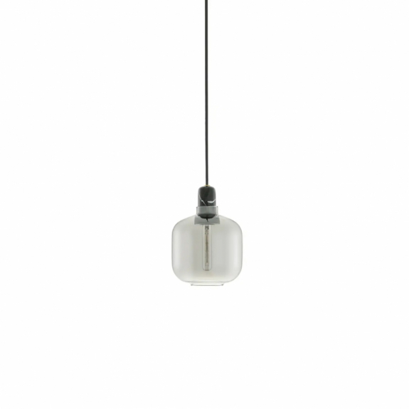 Amp Pendel Small Smoke/Black i gruppen Belysning / Inomhus / Taklampor hos Växjö Elektriska (NORM-502116)