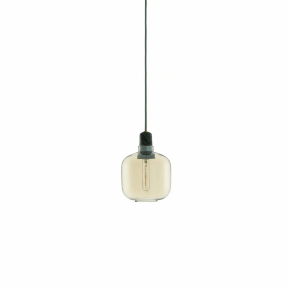 Amp Pendel Small Gold/Green i gruppen Belysning / Inomhus / Taklampor hos Växjö Elektriska (NORM-502117)
