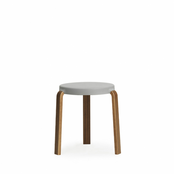 Tap Stool Walnut/Grey i gruppen Inredning / Inredningsdetaljer / Sidobord & Soffbord hos Växjö Elektriska (NORM-602257)