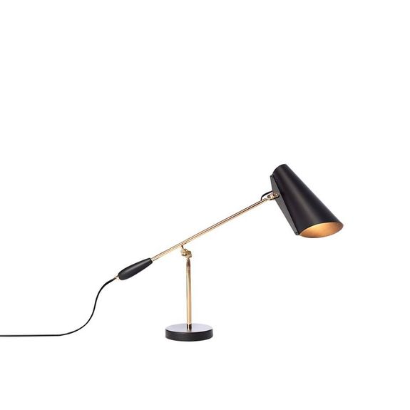 Birdy Bordslampa Black/Brass i gruppen Belysning / Inomhus / Bordslampor hos Vxj Elektriska (NORT-600)