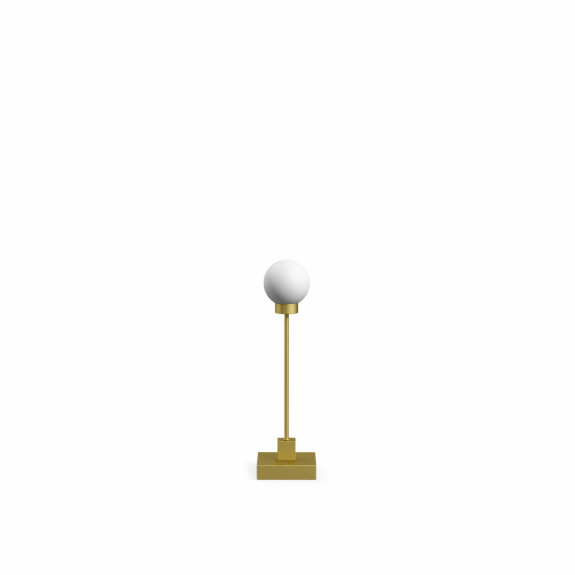 Snowball Portable Bordslampa Brushed Brass i gruppen Belysning / Inomhus / Uppladdningsbara lampor hos Växjö Elektriska (NORT-751)