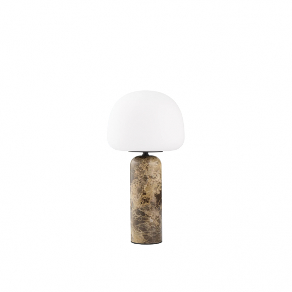 Kin Bordslampa H40cm Brown Marble i gruppen Belysning / Inomhus / Bordslampor hos Vxj Elektriska (NORT-760)