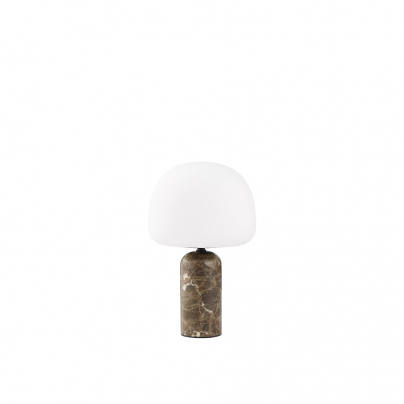 Kin Bordslampa H33cm Brown Marble i gruppen Belysning / Inomhus / Bordslampor hos Vxj Elektriska (NORT-761)