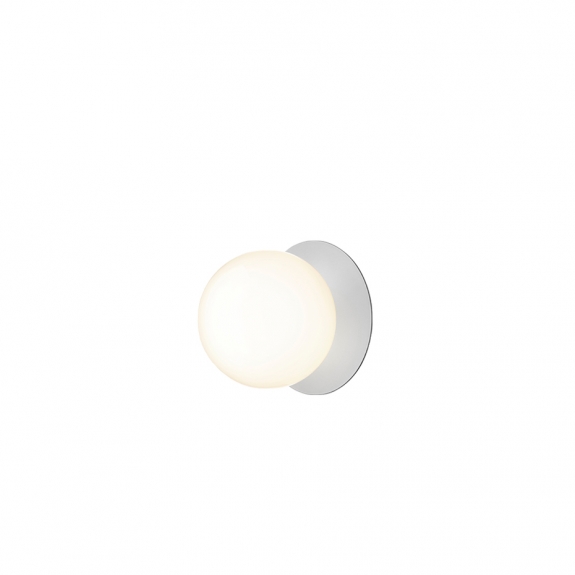 Liila 1 Tak/Vgg Large Light Silver/Opal White IP44 i gruppen Belysning / Badrum / Vgglampor hos Vxj Elektriska (NUU-2046008)