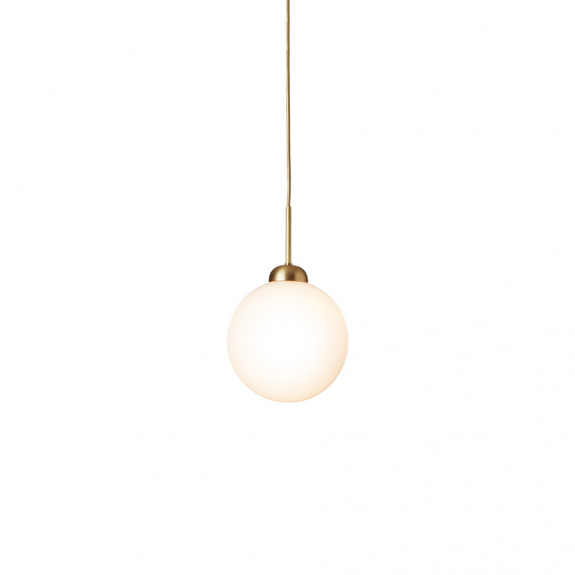 Apiales 1 Pendel Large Brushed Brass/Opal White i gruppen Belysning / Inomhus / Taklampor hos Vxj Elektriska (NUU-2053006)