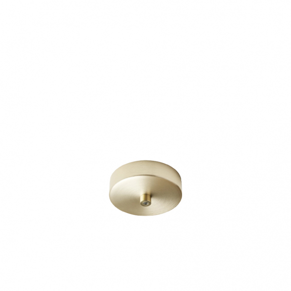 Canopy 1 Takkpa 10cm Brushed Brass i gruppen Belysning / Tillbehr / Takkpor hos Vxj Elektriska (NUU-2069002)