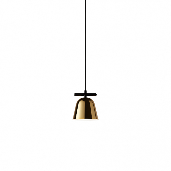 Lighto T GR Pendel Matt Black/Glossy Golden i gruppen Belysning / Inomhus / Taklampor hos Växjö Elektriska (PAR-158000600991)