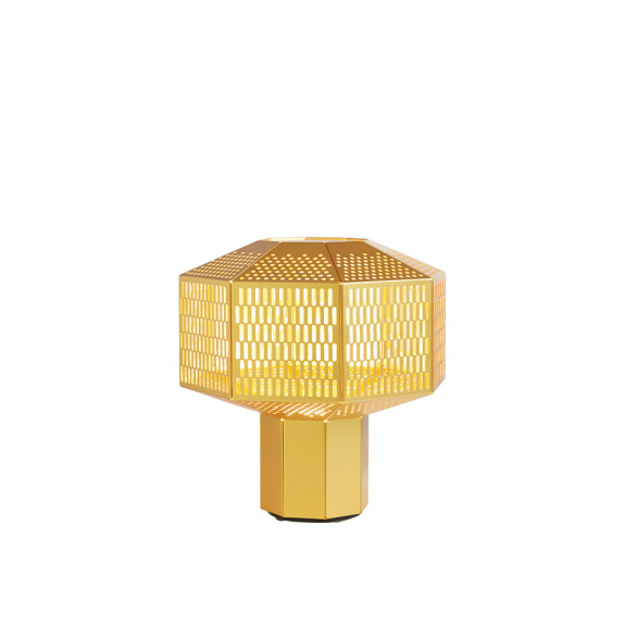 Ma-Rock M Bordslampa Golden i gruppen Belysning / Inomhus / Bordslampor hos Växjö Elektriska (PAR-218000600007)