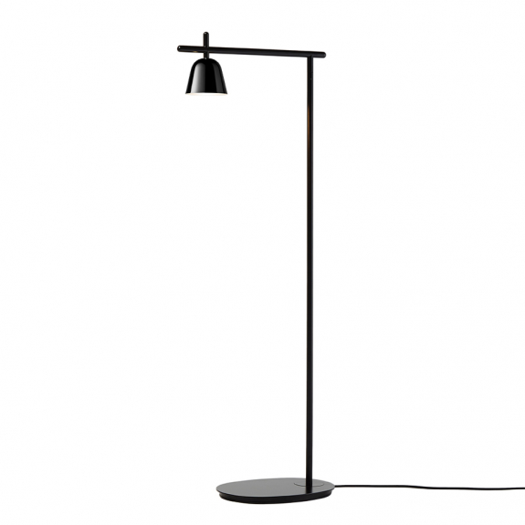 Lighto P Golvlampa Matt Black/Black Chrome i gruppen Belysning / Inomhus / Golvlampor hos Växjö Elektriska (PAR-329000640986)