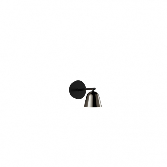 Lighto A Vägglampa Matt Black/Black Chrome i gruppen Belysning / Inomhus / Vägglampor hos Växjö Elektriska (PAR-415000600986)