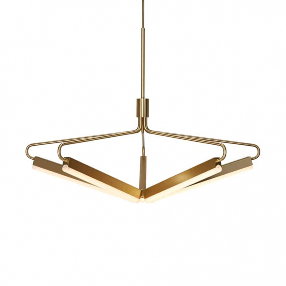Angel 5 500 Wide Chandelier H785-1060 Brass i gruppen Belysning / Inomhus / Ljuskronor hos Växjö Elektriska (RUBN-916152001)