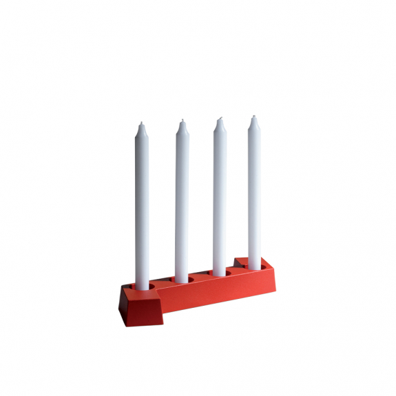 Advent Ljushållare Röd i gruppen Inredning / Inredningsdetaljer / Ljushållare & Ljus hos Växjö Elektriska (SMD-29041105)