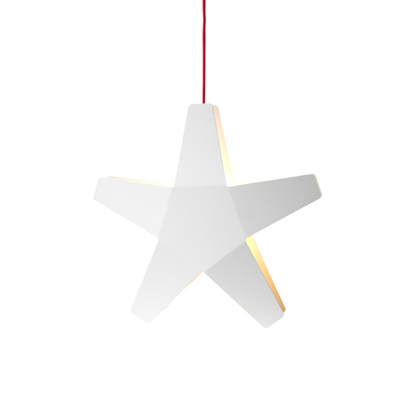 Advent Stjärna 60cm Vit/Röd Sladd i gruppen Julbelysning hos Växjö Elektriska (SMD-29061005)