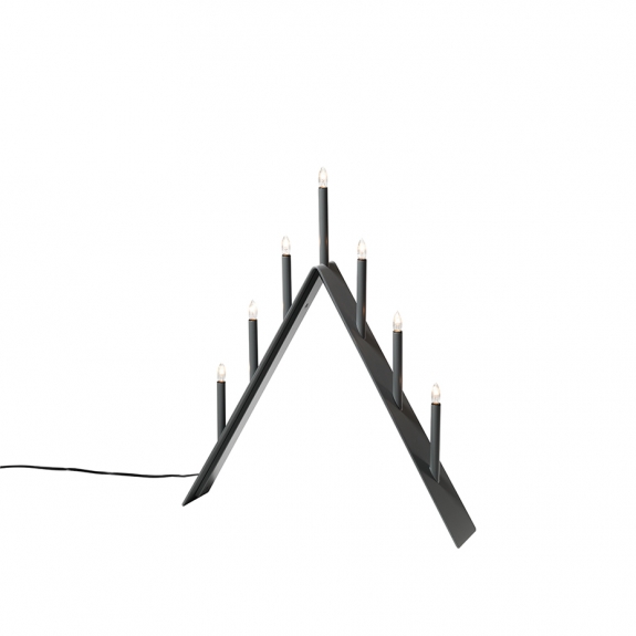 Spica Ljusstake 7 LED Gr i gruppen Julbelysning hos Vxj Elektriska (SMD-29121305L)