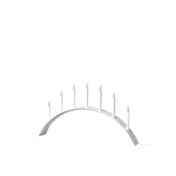 Spica Bow Ljusstake 7 LED Vit i gruppen Julbelysning hos Växjö Elektriska (SMD-29151005L)