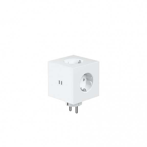 Square 2 Grenuttag Dual USB-C 30W Martinelli Luce Edition Opal White i gruppen Belysning / Tillbehör / Installationsmaterial hos Växjö Elektriska (SQ2-EUFC30-WMWH)