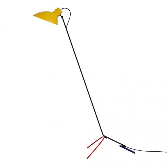 VV Cinquanta Golvlampa Mondrian/Yellow i gruppen Belysning / Inomhus / Golvlampor hos Vxj Elektriska (T02-F21-01BY)