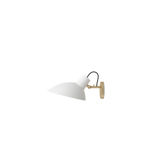 VV Cinquanta Vgglampa Brass/White i gruppen Belysning / Inomhus / Vgglampor hos Vxj Elektriska (T02-W21-001W)