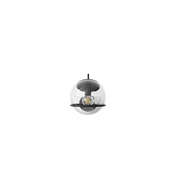 Model 237/1 Vgglampa Transparent Glass/Black i gruppen Belysning / Inomhus / Vgglampor hos Vxj Elektriska (T08-W31-S1BT)