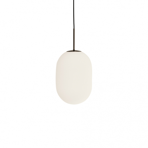 Noor Pendel Large Opalglas/Svart Krom i gruppen Belysning / Inomhus / Taklampor hos Växjö Elektriska (T42241901)