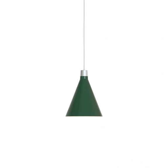 Bower Pendel Small Dark Green + Sphere III LED Blub i gruppen Belysning / Inomhus / Taklampor hos Växjö Elektriska (TALA-292427)