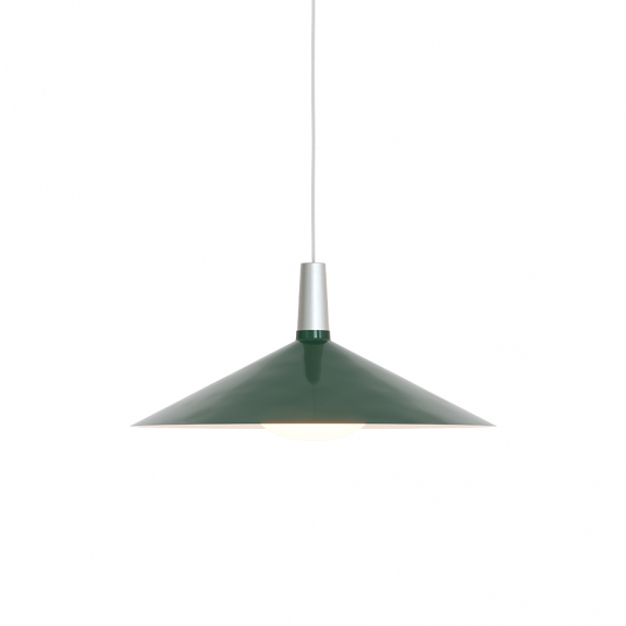 Bower Pendel Large Dark Green + Oval II LED Blub i gruppen Belysning / Inomhus / Taklampor hos Växjö Elektriska (TALA-292441)