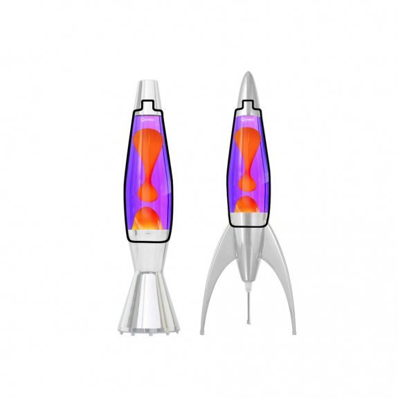 Reservflaska Till Astro Baby/Telstar Lavalampa Violet/Orange i gruppen Belysning / Tillbehör / Reservdelar hos Växjö Elektriska (TEL1203)