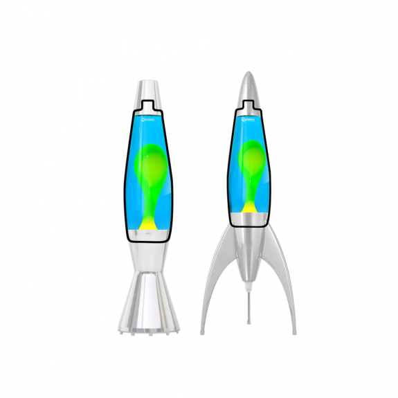 Reservflaska Till Astro Baby/Telstar Lavalampa Blue/Yellow i gruppen Belysning / Tillbehör / Reservdelar hos Växjö Elektriska (TEL1220)