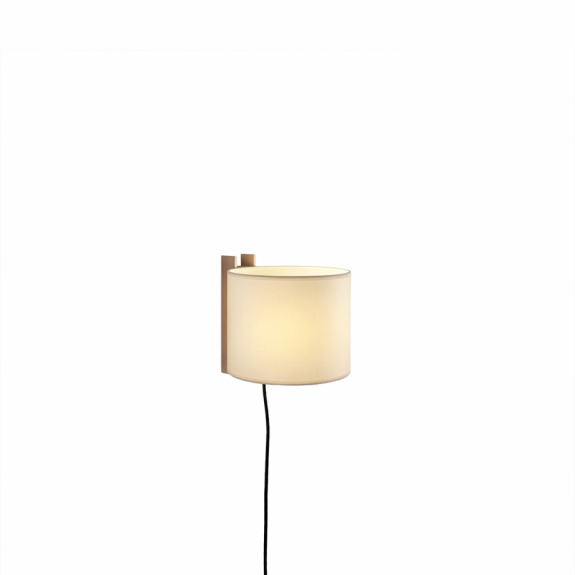 TMM Corto Vägglampa Beech/Beige Med Kabel i gruppen Belysning / Inomhus / Vägglampor hos Växjö Elektriska (TMMWA01)