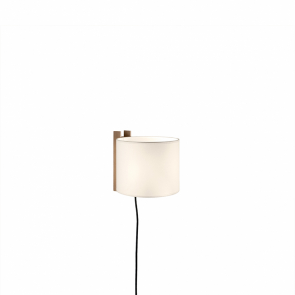 TMM Corto Vägglampa Beech/White Parchment Med Kabel i gruppen Belysning / Inomhus / Vägglampor hos Växjö Elektriska (TMMWA05)