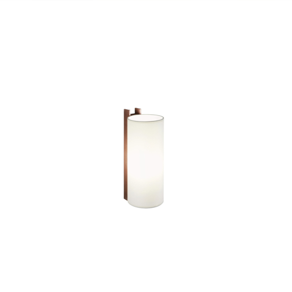 TMM Largo Vägglampa Walnut/White Parchment Direktmontage i gruppen Belysning / Inomhus / Vägglampor hos Växjö Elektriska (TMMWB04)