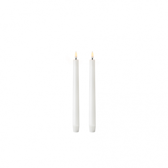Uyuni Taper Candle LED 28cm Nordic White 2-Pack i gruppen Inredning / Inredningsdetaljer / Ljushållare & Ljus hos Växjö Elektriska (UL-TA-NW02325-2)